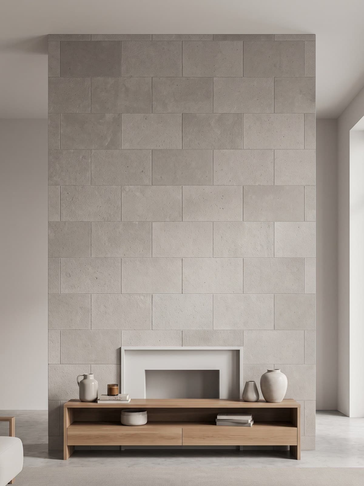 Atlas Greige Dune Texturée Vieillie — application 6